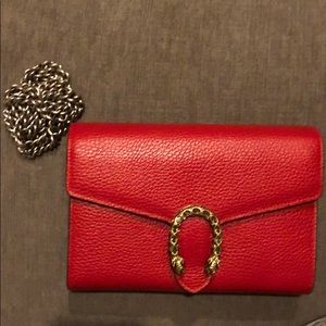 Gucci Dionysus mini leather chain bag